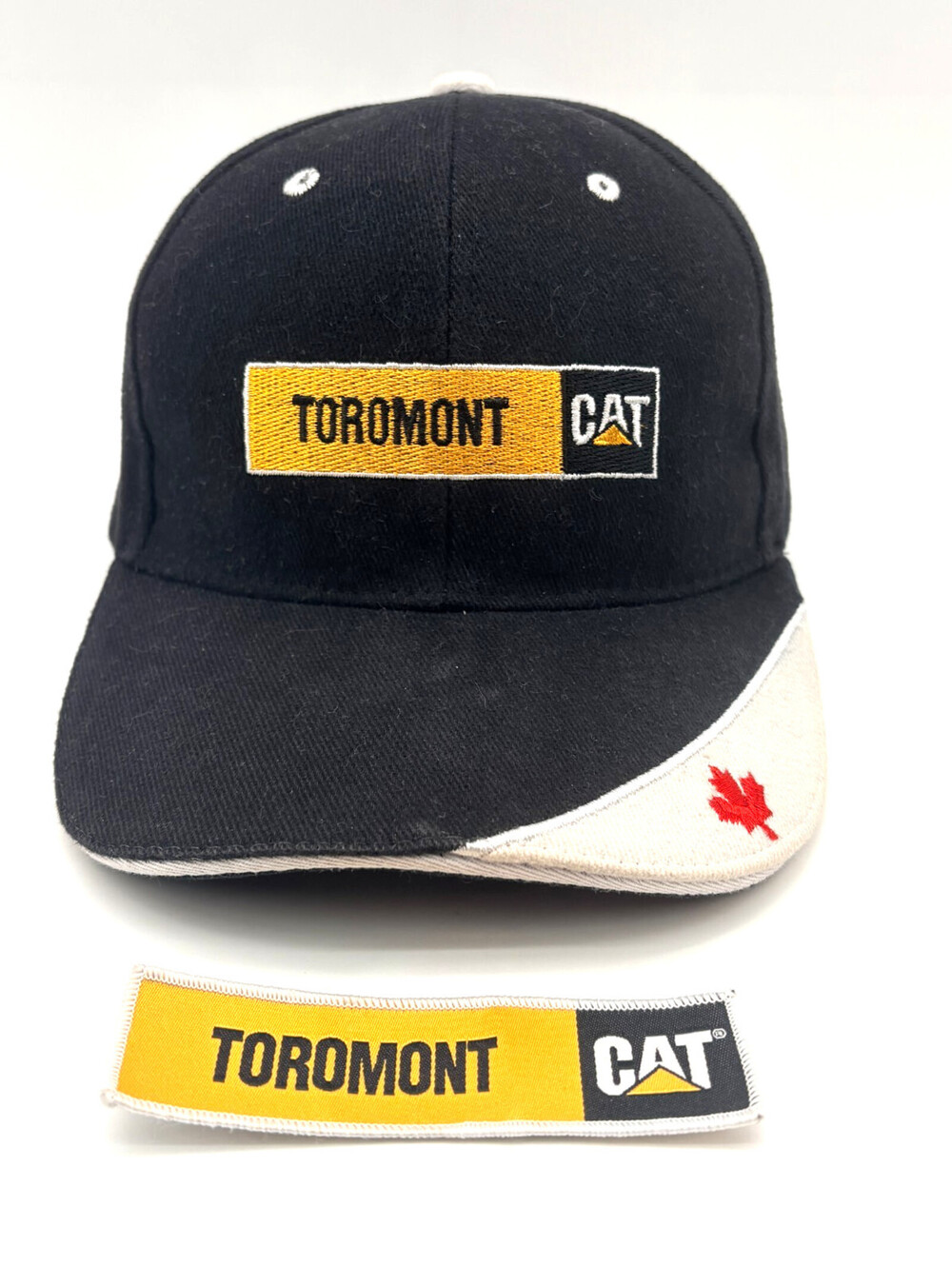 CAT Toromont Canada Adjustable Black Cap w/CAT Patch